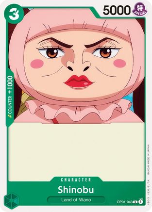 Shinobu (OP01-043) [Romance Dawn] - Deck Out Gaming