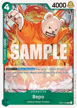 Bepo (OP01-049) [Romance Dawn] Foil