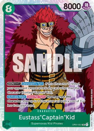 Eustass"Captain"Kid (OP01-051) [Romance Dawn] Foil - Deck Out Gaming