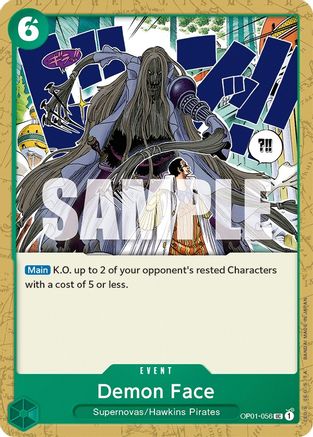 Demon Face (OP01-056) [Romance Dawn] - Deck Out Gaming