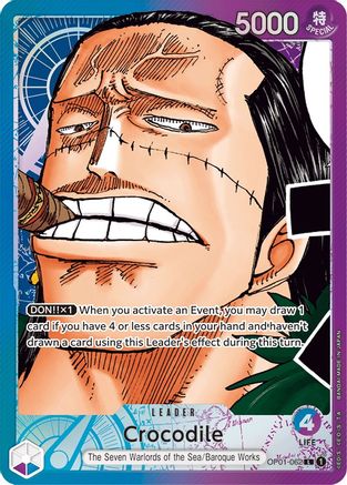 Crocodile (062) (Parallel) (OP01-062) [Romance Dawn] Foil - Deck Out Gaming