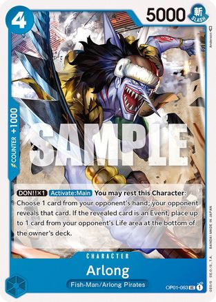 Arlong (OP01-063) [Romance Dawn] - Deck Out Gaming