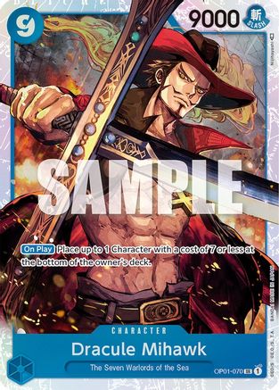 Dracule Mihawk (OP01-070) [Romance Dawn] Foil - Deck Out Gaming