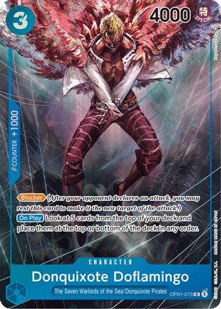 Donquixote Doflamingo (073) (Parallel) (OP01-073) [Romance Dawn] Foil - Deck Out Gaming