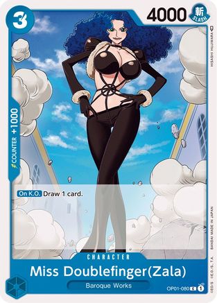 Miss Doublefinger(Zala) (OP01-080) [Romance Dawn] - Deck Out Gaming