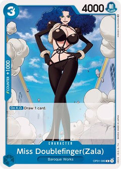 Miss Doublefinger(Zala) (OP01-080) [Romance Dawn] - Deck Out Gaming