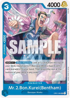 Mr.2.Bon.Kurei (Bentham) (OP01-084) [Romance Dawn] - Deck Out Gaming
