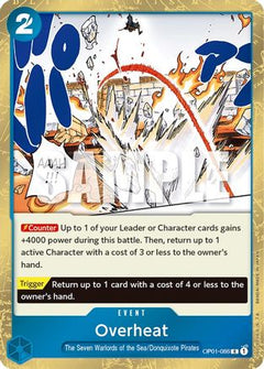 Overheat (OP01-086) [Romance Dawn] Foil - Deck Out Gaming