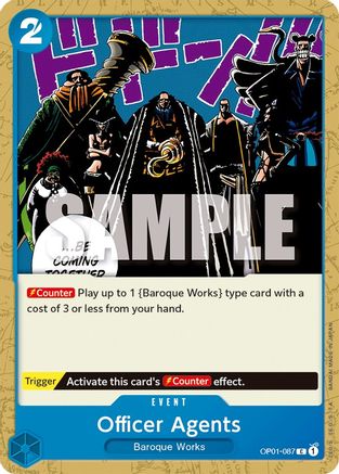 Officer Agents (OP01-087) [Romance Dawn] - Deck Out Gaming
