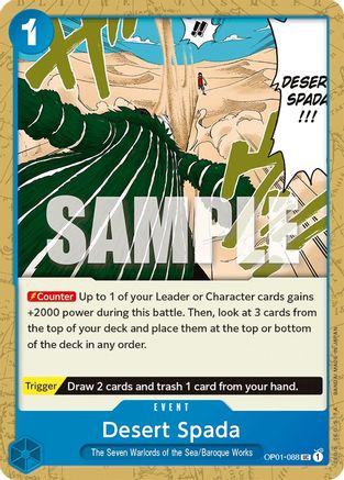Desert Spada (OP01-088) [Romance Dawn] - Deck Out Gaming