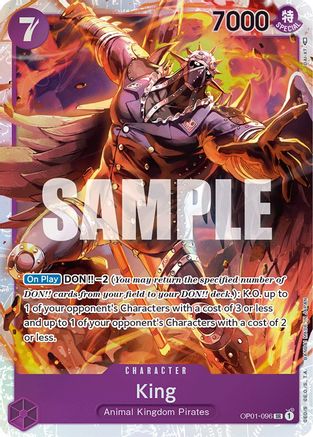 King (096) (OP01-096) [Romance Dawn] Foil - Deck Out Gaming