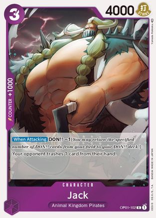 Jack (OP01-102) [Romance Dawn] Foil - Deck Out Gaming