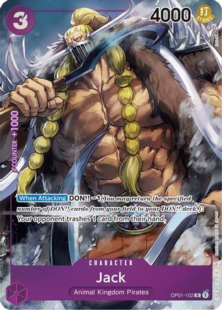 Jack (Parallel) (OP01-102) [Romance Dawn] Foil - Deck Out Gaming