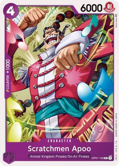 Scratchmen Apoo (OP01-103) [Romance Dawn] - Deck Out Gaming