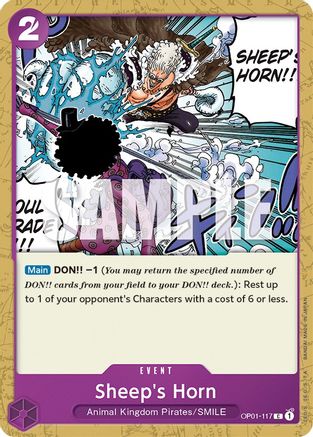 Sheep's Horn (OP01-117) [Romance Dawn] - Deck Out Gaming
