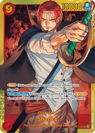 Shanks (OP01-120) [Romance Dawn] Foil - Deck Out Gaming
