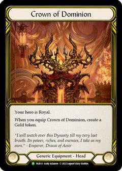 Crown of Dominion (Golden) - FAB111 (FAB111) [Flesh and Blood: Promo Cards] Cold Foil - Deck Out Gaming