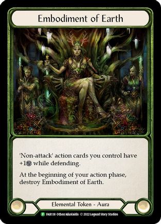 Embodiment of Earth - FAB118 (FAB118) [Flesh and Blood: Promo Cards] Cold Foil - Deck Out Gaming