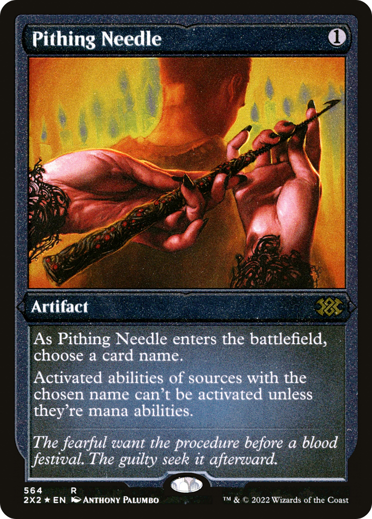 Pithing Needle (Foil Etched) (564) [Double Masters 2022] foil - Deck Out Gaming