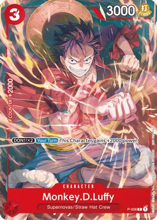 Monkey.D.Luffy - P-006 (Tournament Pack Vol. 1) (P-006) [One Piece Promotion Cards] - Deck Out Gaming