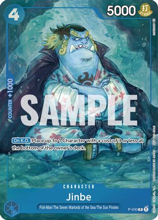 Jinbe (Event Pack Vol. 1) (P-030) [One Piece Promotion Cards] Foil - Deck Out Gaming