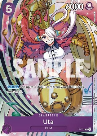 Uta (Event Pack Vol. 1) (P-031) [One Piece Promotion Cards] Foil - Deck Out Gaming