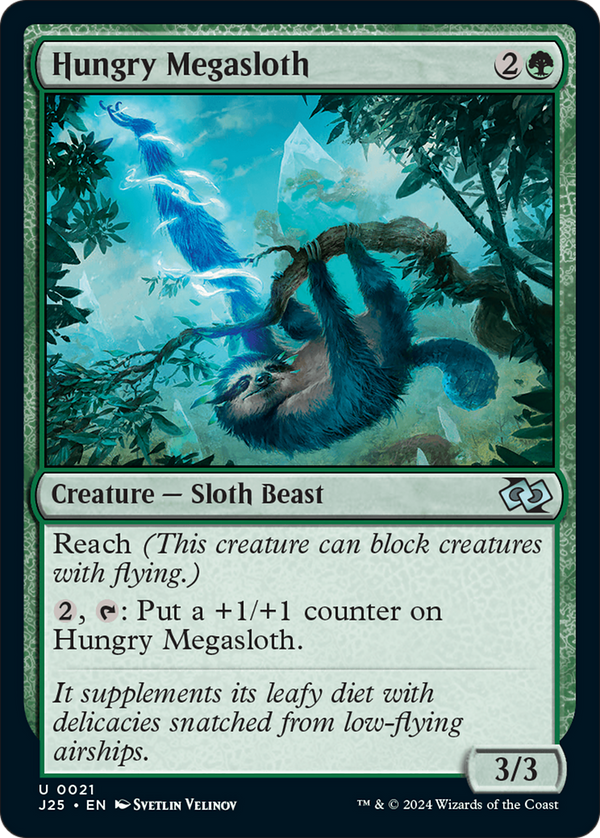 Hungry Megasloth (21) [Foundations Jumpstart] - Deck Out Gaming