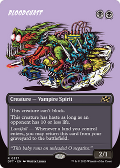 Bloodghast (Borderless) (337) [Aetherdrift] foil - Deck Out Gaming