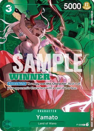 Yamato - P-008 (Winner Pack Vol. 1) (P-008) [One Piece Promotion Cards] - Deck Out Gaming