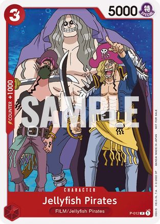 Jellyfish Pirates (One Piece Film Red) (P-012) [One Piece Promotion Cards]