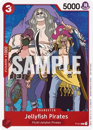 Jellyfish Pirates (One Piece Film Red) (P-012) [One Piece Promotion Cards] - Deck Out Gaming