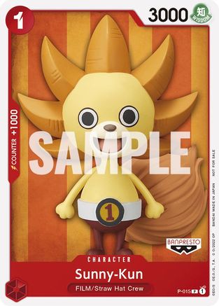 Sunny-Kun (One Piece Film Red) (P-015) [One Piece Promotion Cards] - Deck Out Gaming