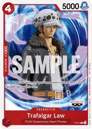 Trafalgar Law (One Piece Film Red) (P-017) [One Piece Promotion Cards] - Deck Out Gaming