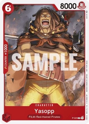 Yasopp (One Piece Film Red) (P-023) [One Piece Promotion Cards] - Deck Out Gaming