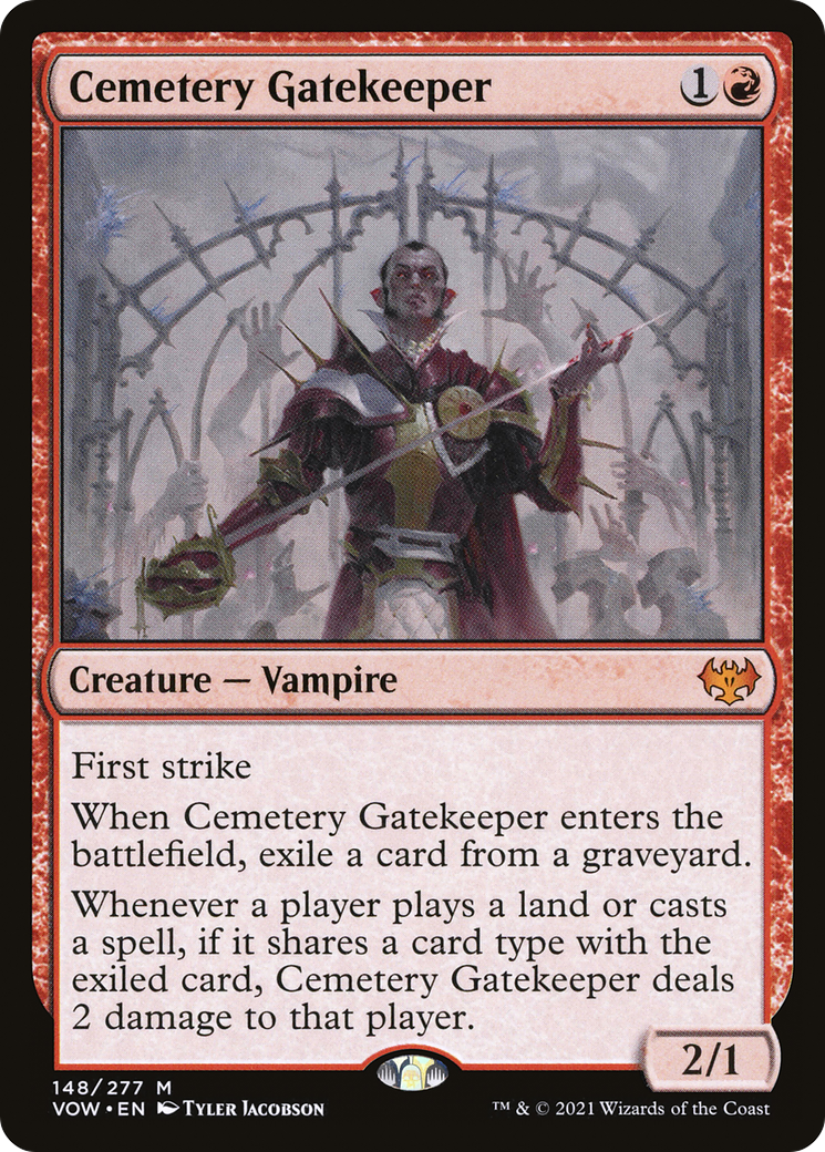 Cemetery Gatekeeper (148) [Innistrad: Crimson Vow] foil - Deck Out Gaming
