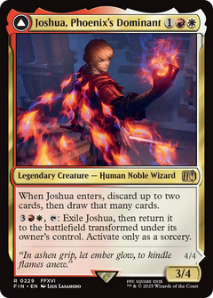 Joshua, Phoenix's Dominant // Phoenix, Warden of Fire (229) [FINAL FANTASY] foil - Deck Out Gaming