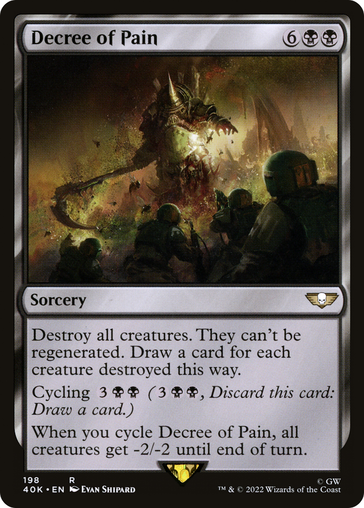 Decree of Pain (198) [Warhammer 40,000 Commander] - Deck Out Gaming
