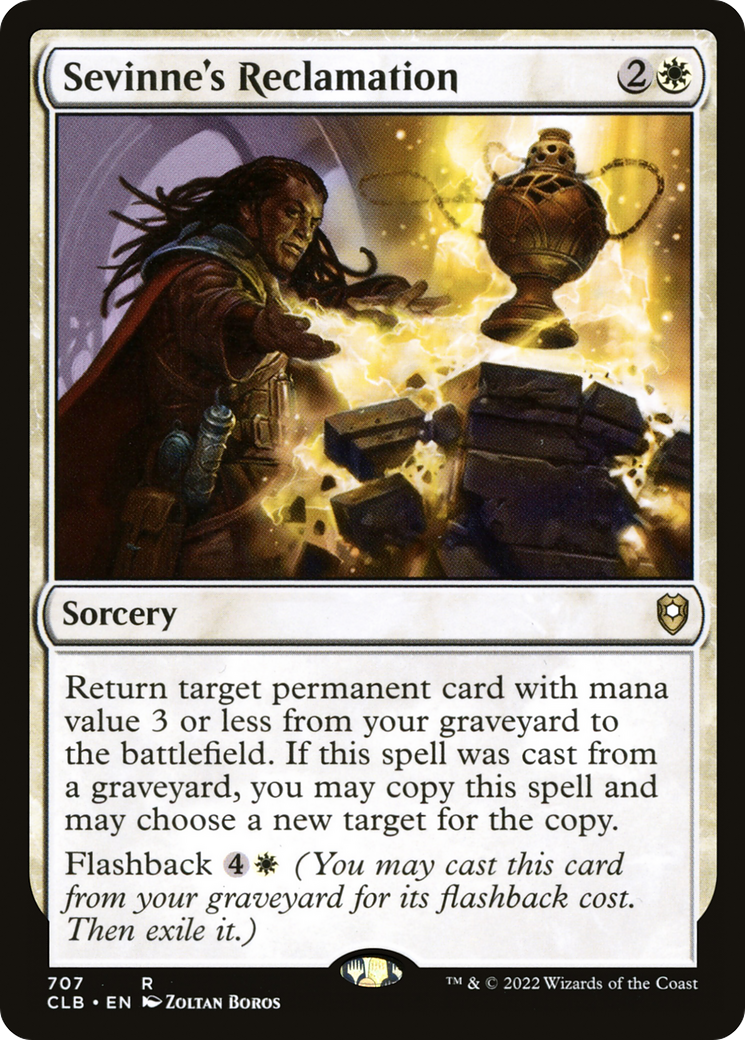 Sevinne's Reclamation (707) [Commander Legends: Battle for Baldur's Gate] - Deck Out Gaming