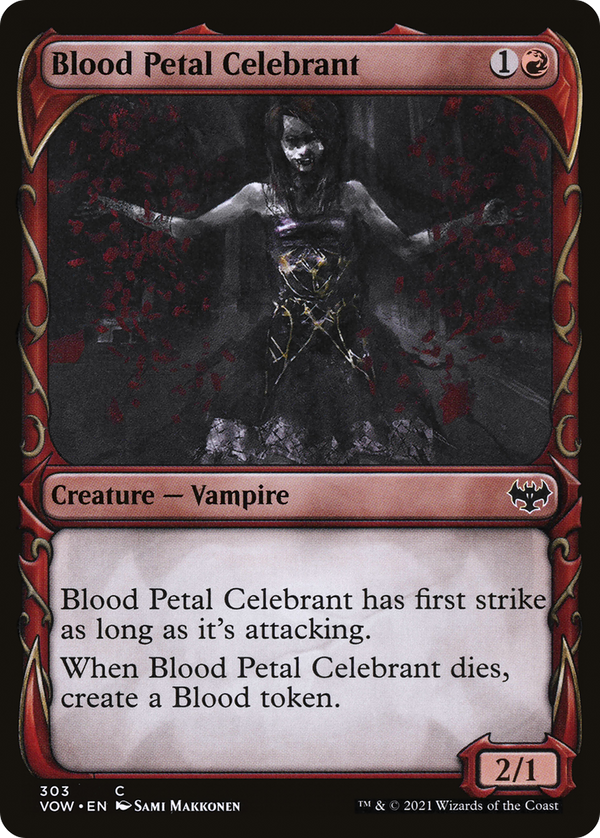 Blood Petal Celebrant (Showcase) (303) [Innistrad: Crimson Vow] - Deck Out Gaming