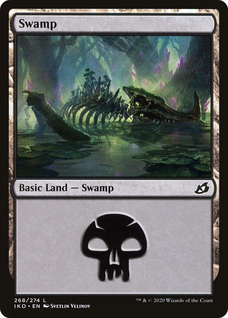 Swamp (268) [Ikoria: Lair of Behemoths] foil - Deck Out Gaming