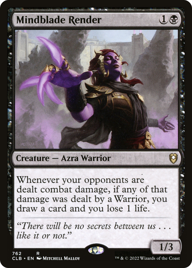 Mindblade Render (762) [Commander Legends: Battle for Baldur's Gate] - Deck Out Gaming