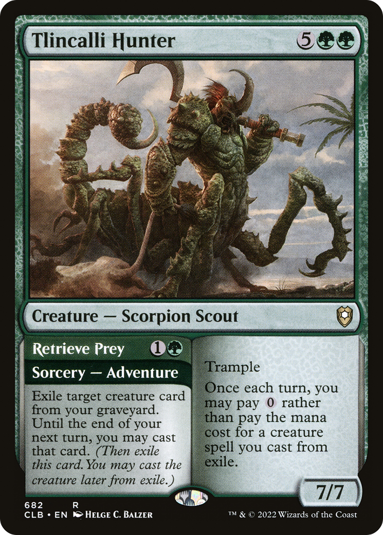 Tlincalli Hunter (682) [Commander Legends: Battle for Baldur's Gate] - Deck Out Gaming