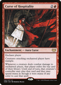 Curse of Hospitality (152) [Innistrad: Crimson Vow] foil - Deck Out Gaming