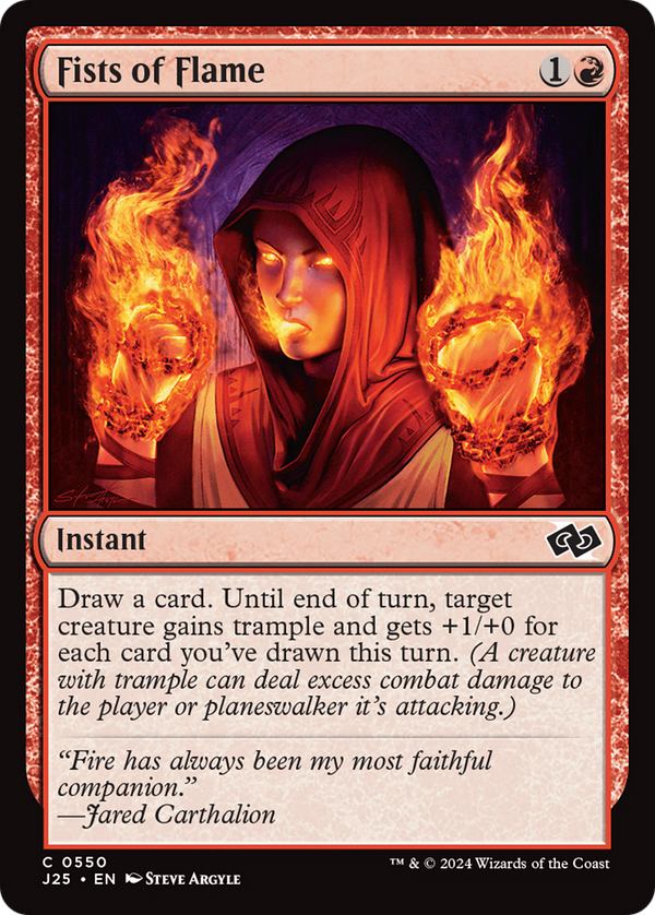 Fists of Flame (550) [Foundations Jumpstart] - Deck Out Gaming
