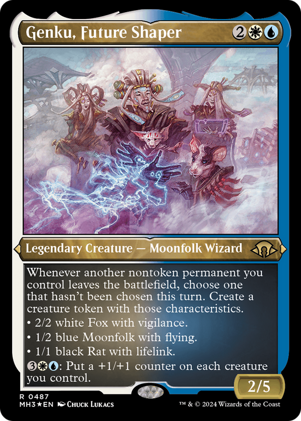Genku, Future Shaper (Foil Etched) (487) [Modern Horizons 3] foil - Deck Out Gaming