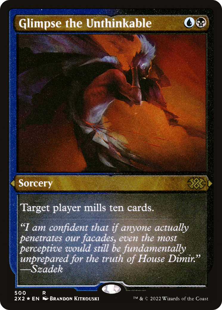 Glimpse the Unthinkable (Foil Etched) (500) [Double Masters 2022] foil - Deck Out Gaming