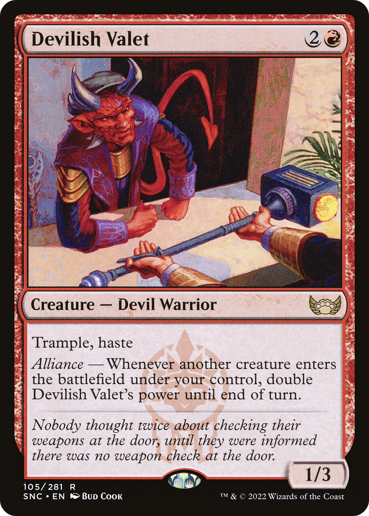Devilish Valet (105) [Streets of New Capenna] - Deck Out Gaming