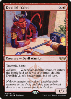 Devilish Valet (105) [Streets of New Capenna] - Deck Out Gaming