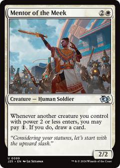 Mentor of the Meek (99) [Foundations Jumpstart] - Deck Out Gaming
