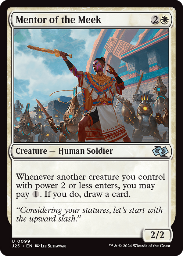 Mentor of the Meek (99) [Foundations Jumpstart] - Deck Out Gaming